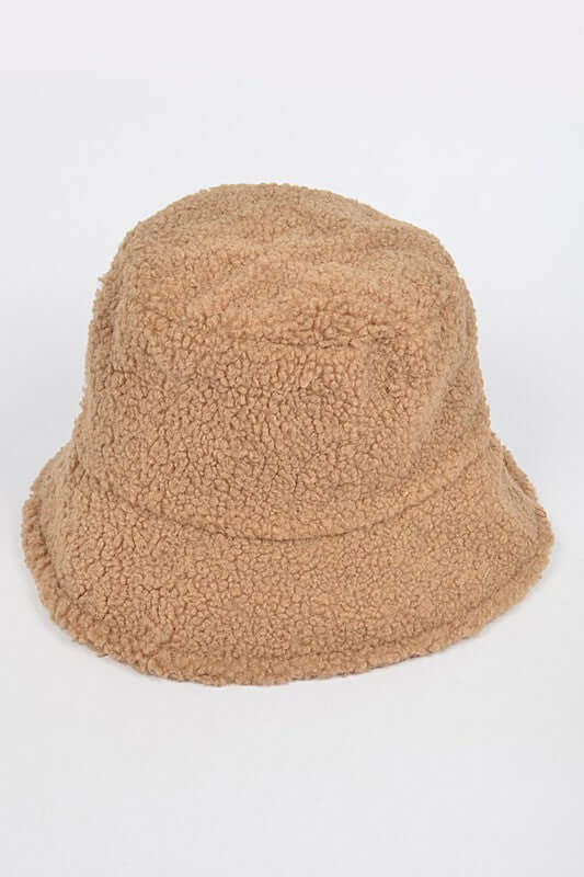 Reversible Faux Fur Bucket Hat