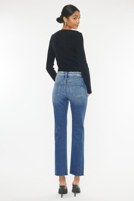 High Rise Slim Straight