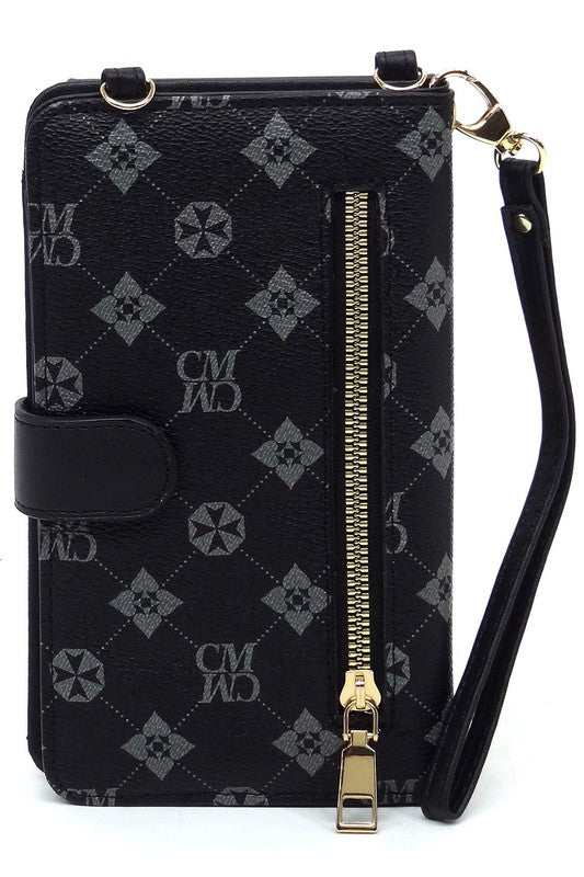 CM Monogram Wallet Crossbody Cell Phone Case