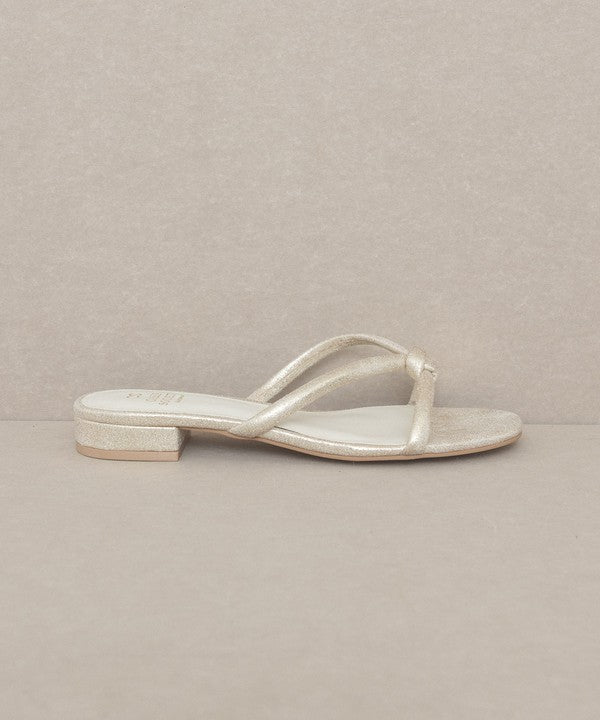 Oasis Society Ada - Delicate Knotted Flat Sandal