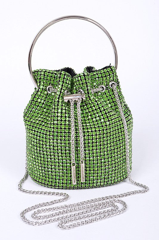 Oversize Rhinestone Iconic Bucket Bag