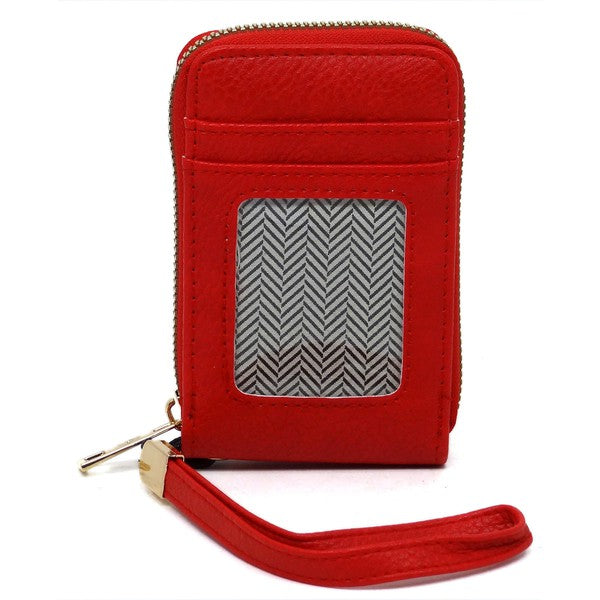 Fashion Accordion Card Holder Wallet Wristlet