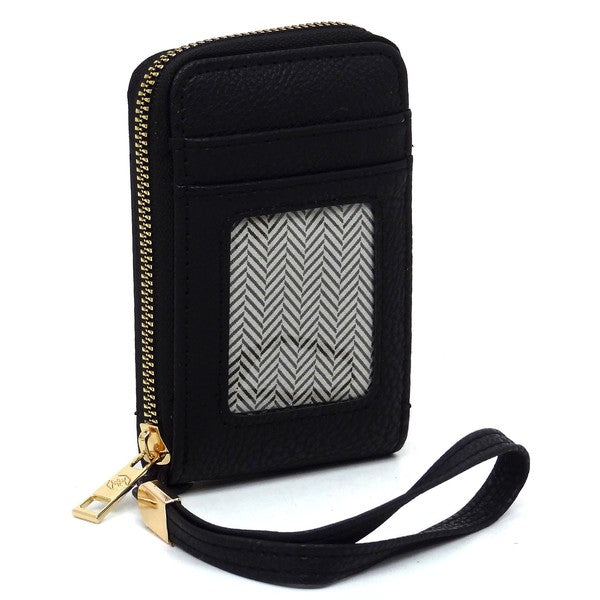 Fashion Accordion Card Holder Wallet Wristlet