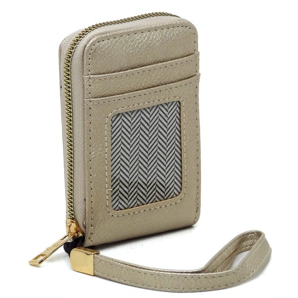 Fashion Accordion Card Holder Wallet Wristlet