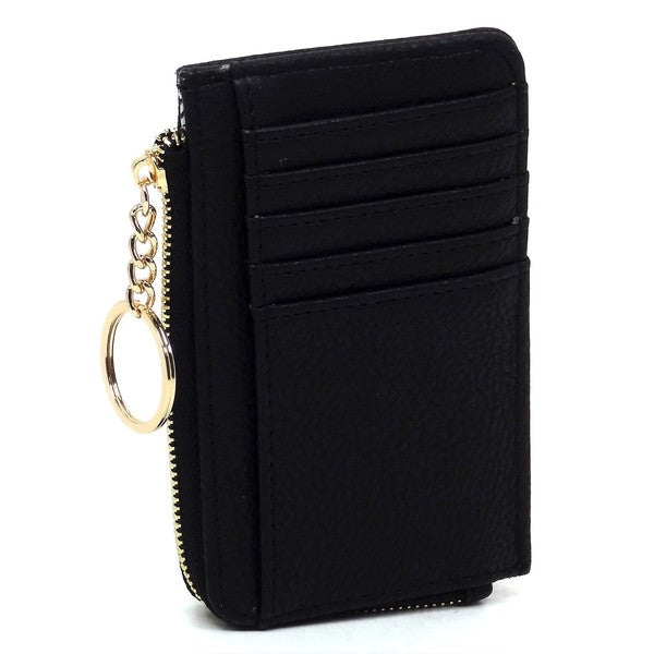 Fashion Card Holder Keychain Wallet