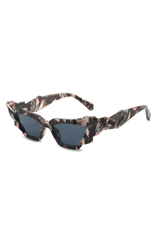 Geometric Irregular Cat Eye Fashion Sunglasses