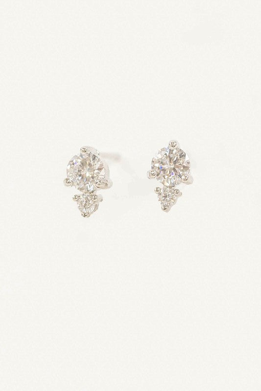 Mini Cluster Stud Earrings