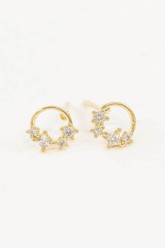 Coronal Stud Earrings