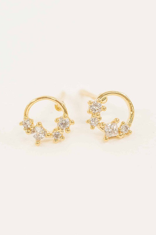 Coronal Stud Earrings