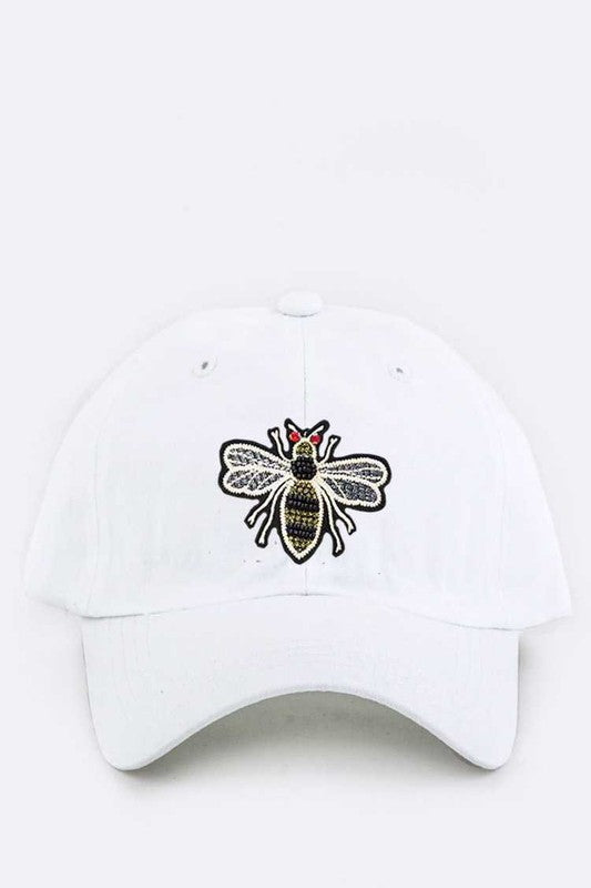 Bee Patch Cotton Washed Cap