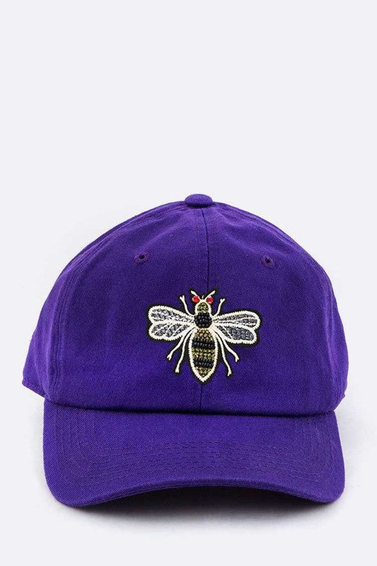 Bee Patch Cotton Washed Cap