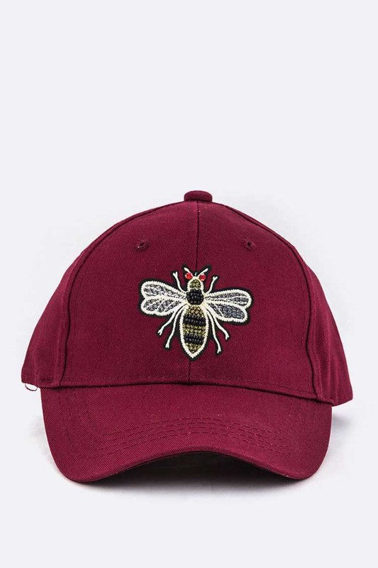 Bee Patch Cotton Washed Cap