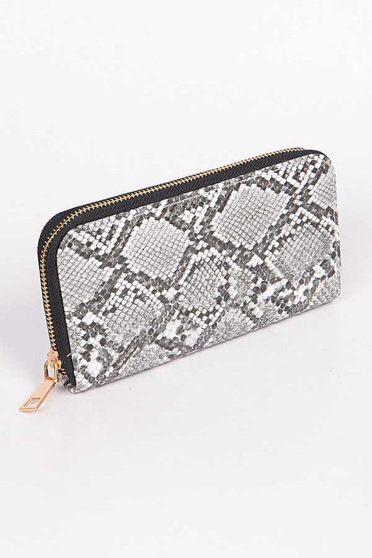 Python Printed Fashion Wallet