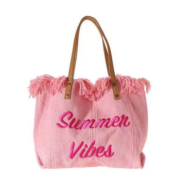 Summer Vibes Tote Handbag Purse Beach Totes