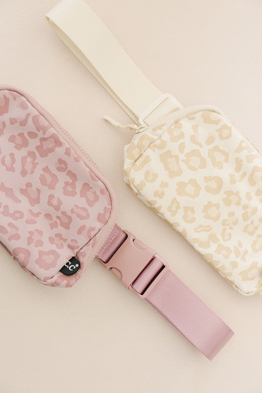 CC Leopard Pattern Belt Bag Fanny Pack