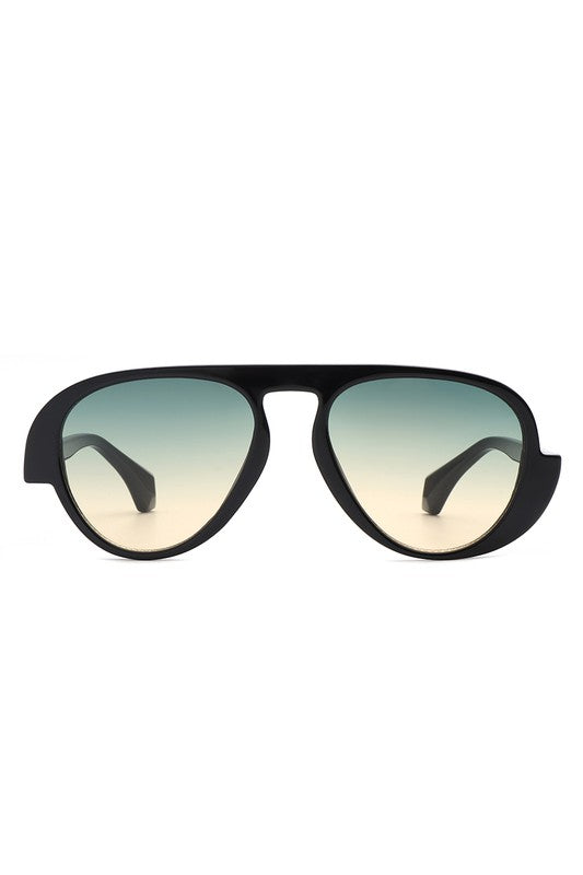 Futuristic Fashion Vintage Aviator Sunglasses
