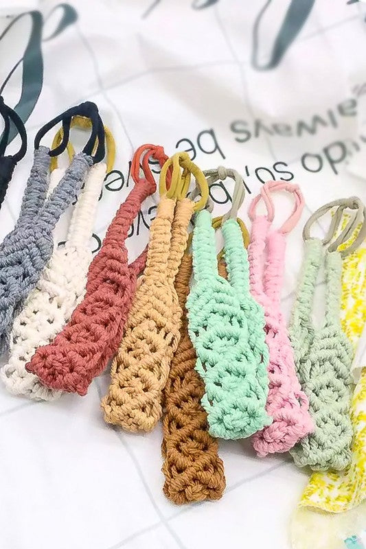 Boho crochet elastic head wrap