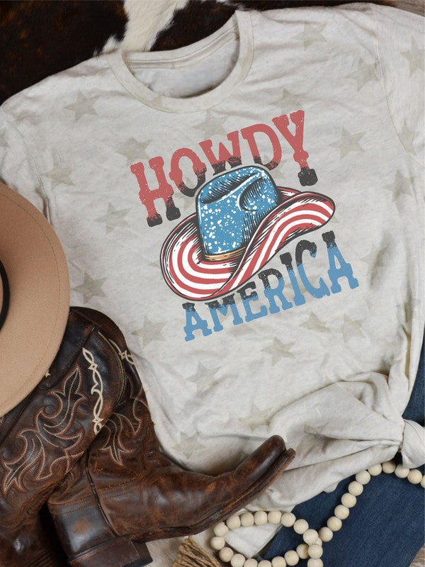 Stars Tee - Howdy America Graphic Tee