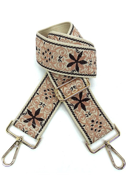 2 Inches Wide Aztec Tribal Pattern Guitar Strap