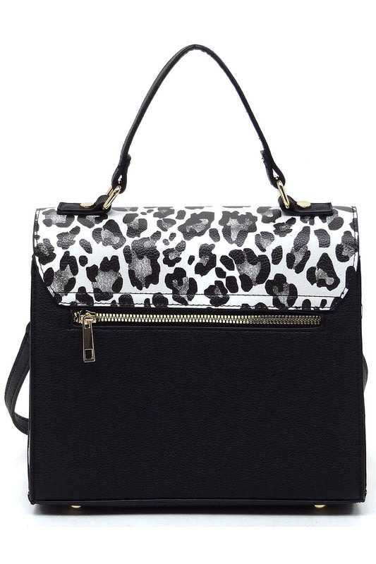 Colorblock Top Handle Satchel