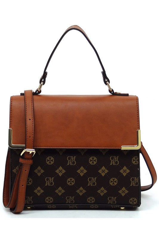 CM Monogram Top Handle Satchel