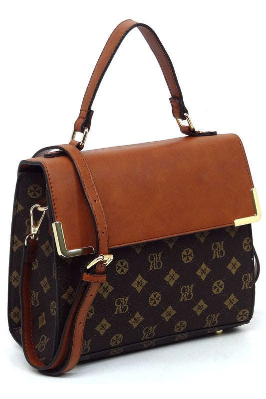 CM Monogram Top Handle Satchel