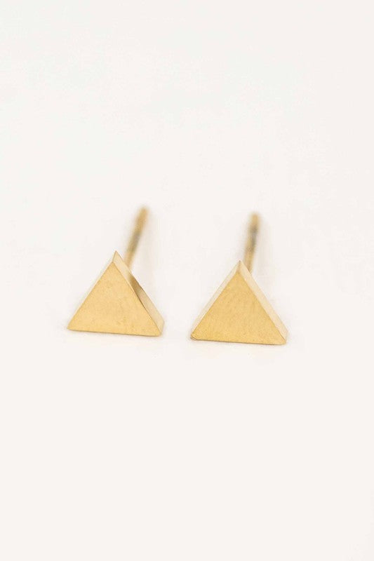 Triangle Stud Earrings