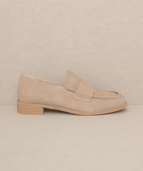 OASIS SOCIETY June - Square Toe Penny Loafers