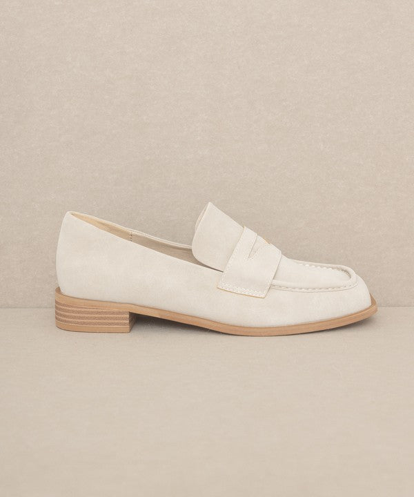 OASIS SOCIETY June - Square Toe Penny Loafers