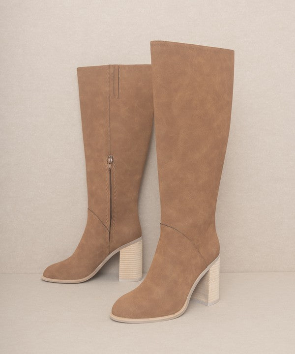 Knee High Block Heel Boots