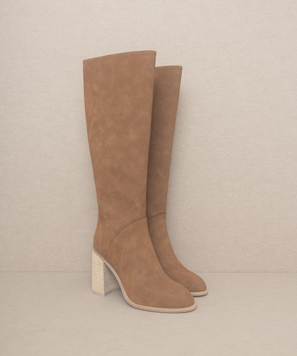 Knee High Block Heel Boots