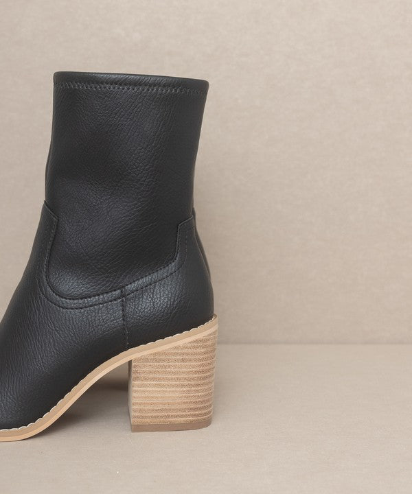 Sleek Ankle Hugging Boots