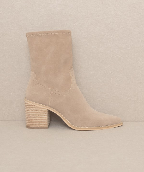 Sleek Ankle Hugging Boots