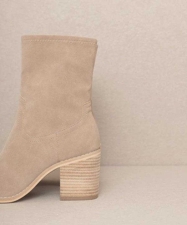 Sleek Ankle Hugging Boots