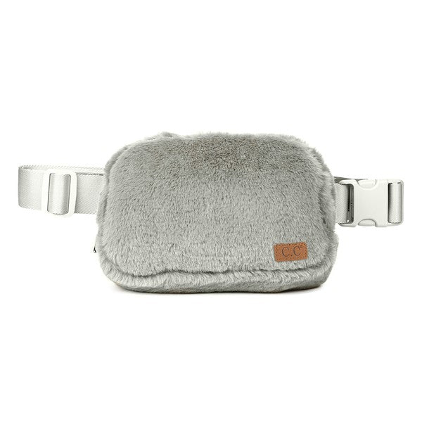 CC Faux Fur Belt Bag Fanny Pack