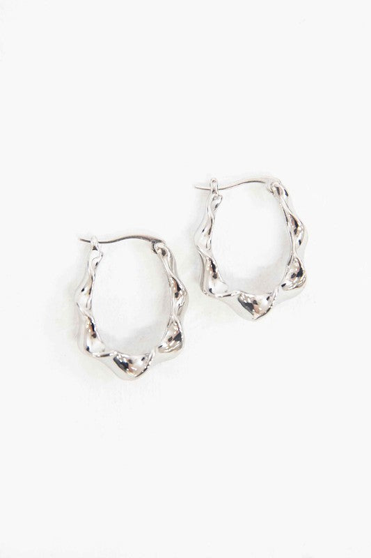 Twisted Hoop Earrings