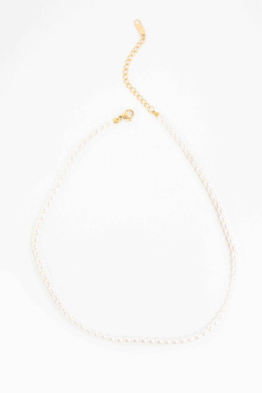 Pearl Strand Choker Necklace