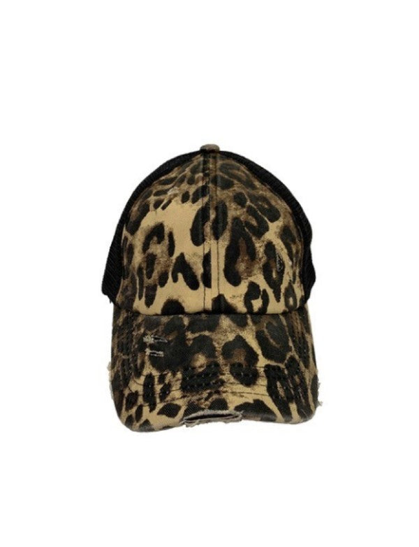 C.C Multi Level Crisscross Pony Cap