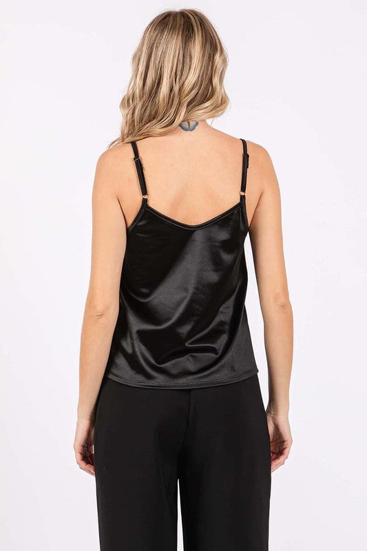 Satin Tank Top