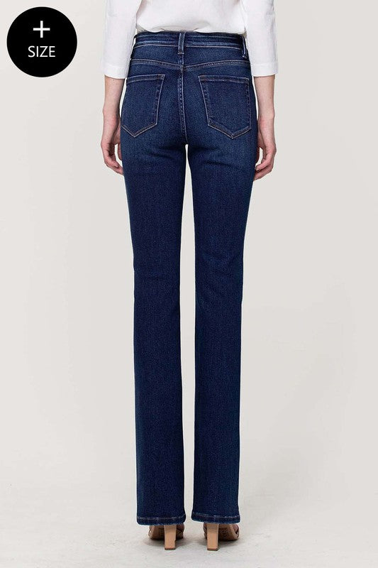 Plus Size High Rise Bootcut Jeans