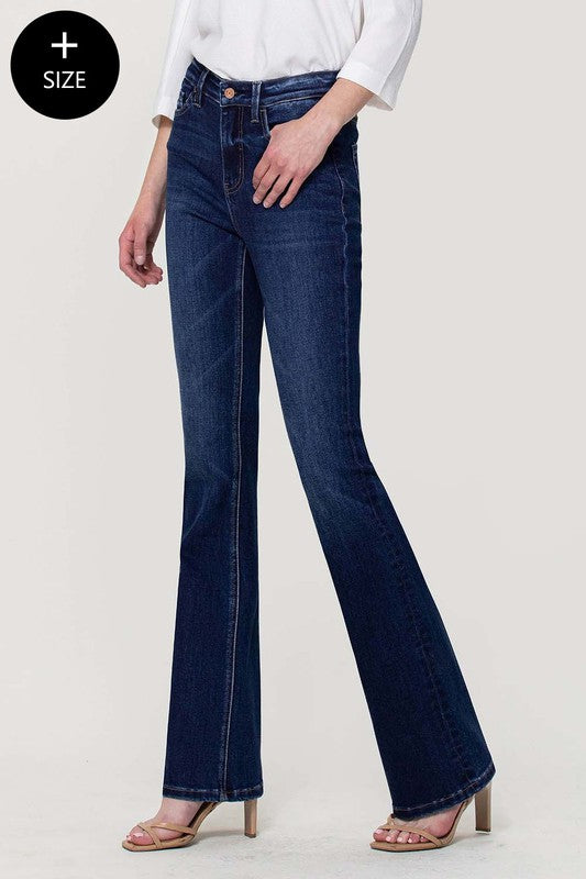 Plus Size High Rise Bootcut Jeans