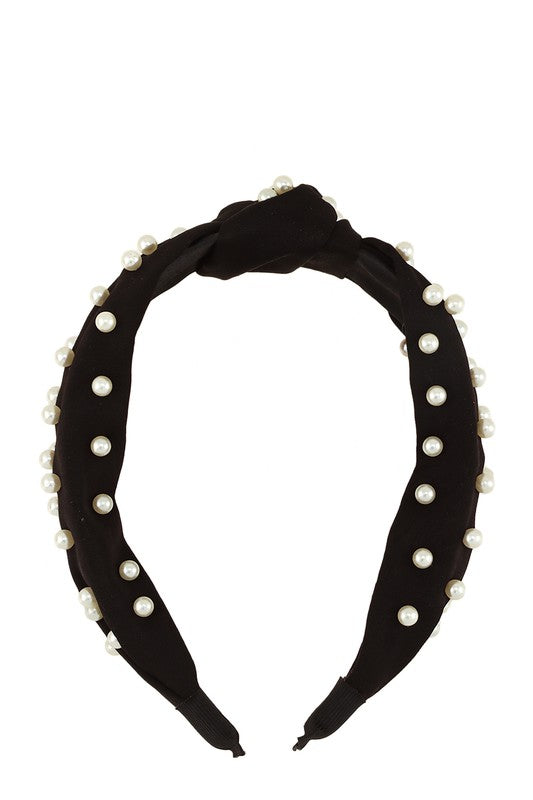 Pearl Decorated Hair Band