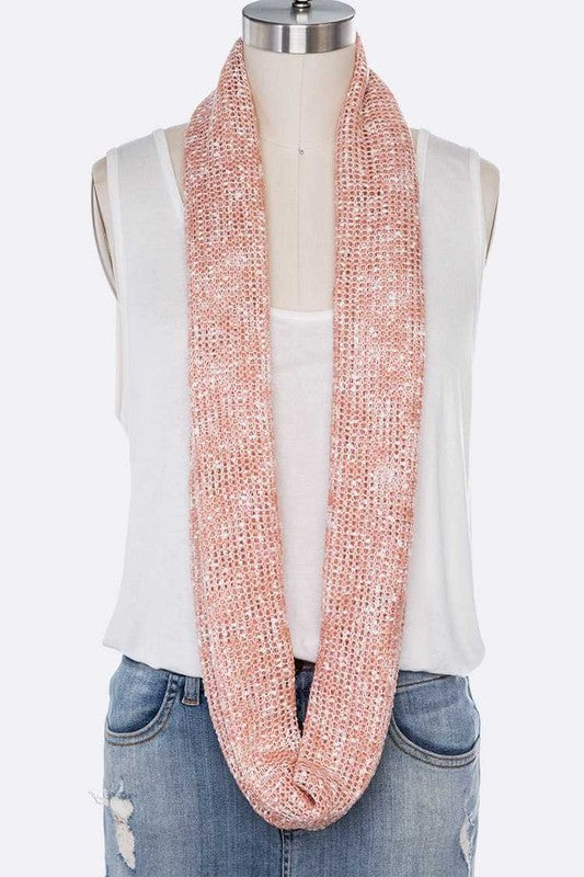 Loose Knit Infinity Scarf