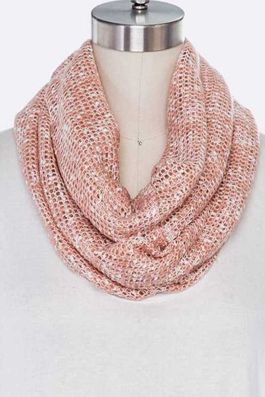 Loose Knit Infinity Scarf