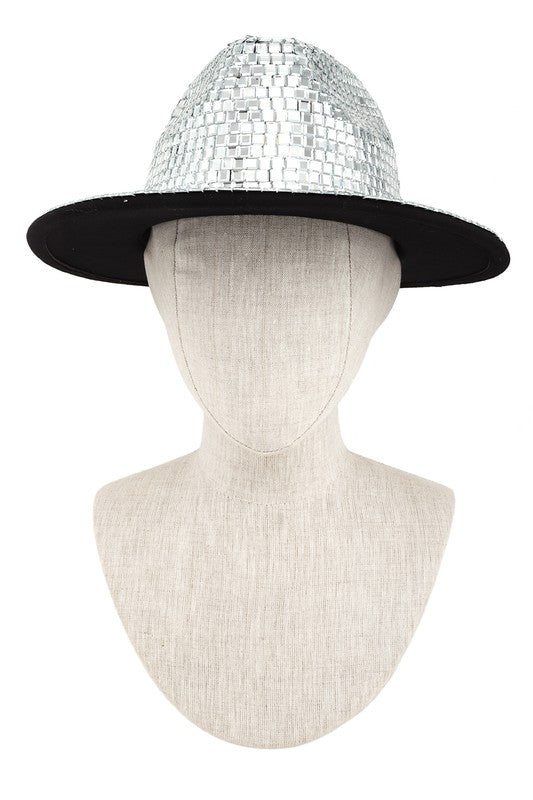 Rhinestone Sparkly Fedora Hat