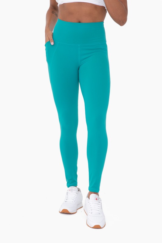 Tapered Band Essential Solid Highwaist Leggings