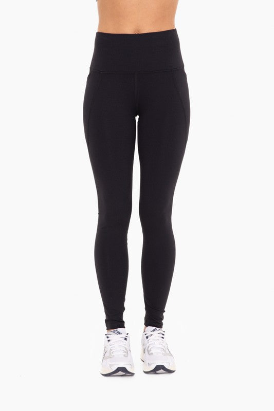 Tapered Band Essential Solid Highwaist Leggings