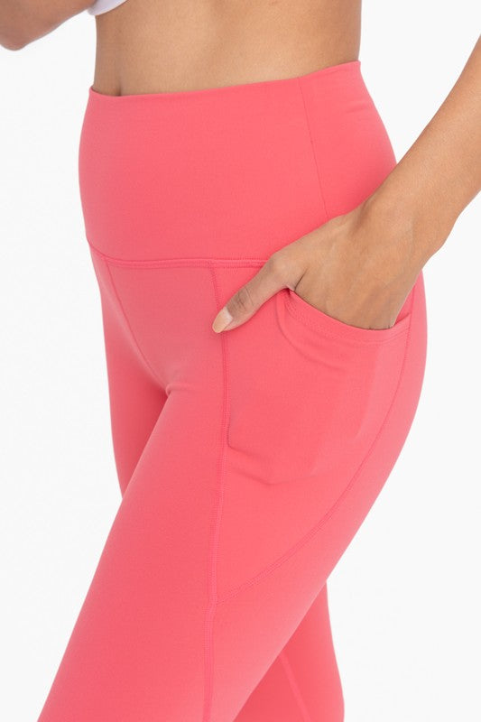 Tapered Band Essential Solid Highwaist Leggings