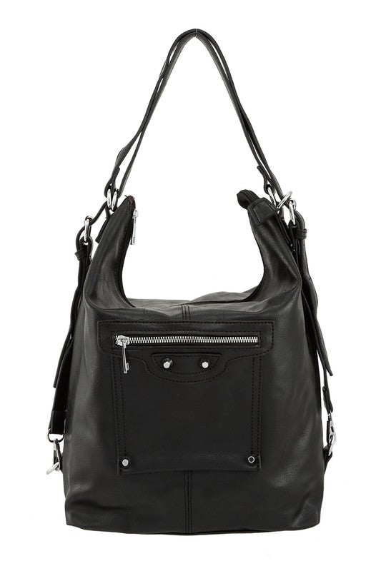 Classic Pu Leather Backpack