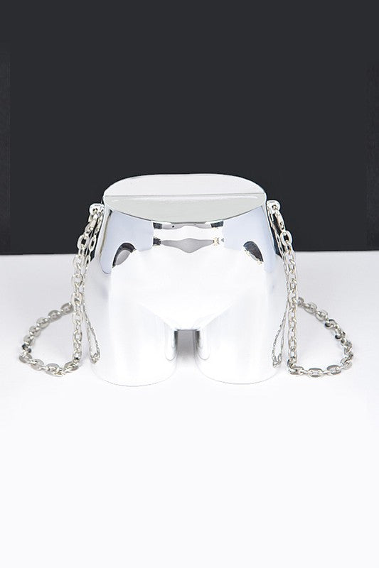 Iconic Butt Shape Novelty Clutch Swing Bag